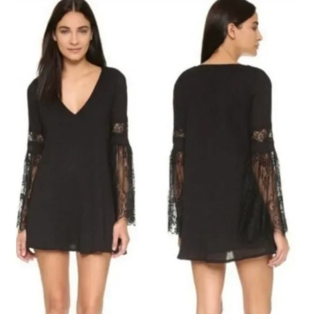 L*Space Swimwear Burning Sun Tunic Black S - Picture 5 of 16